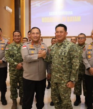 Dankodaeral IV Terima Kunjungan Kapolda Kepri, Perkuat Sinergi Jaga Keamanan Maritim