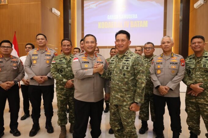 Dankodaeral IV Terima Kunjungan Kapolda Kepri, Perkuat Sinergi Jaga Keamanan Maritim