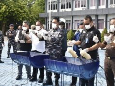Perkuat Pengawasan Jalur Laut, TNI AL Berhasil Ungkap dan Musnahkan 100 Liquid Vape Narkotika