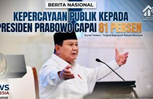 Survei BMSN: Kepercayaan Publik kepada Presiden Prabowo Capai 81 Persen