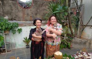 Bebeck Ultah, Denok dan Audrey Hadiri Pesta Berbagi Bahagia