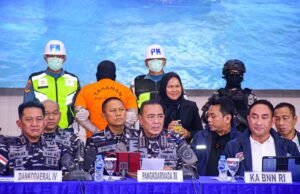 TNI AL Gagalkan 1,3 Ton Ketamine, Nilai Peredaran Capai Rp4,55 Triliun