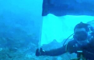 Merah Putih Berkibar di Kedalaman Morotai, Menjaga Laut Indonesia